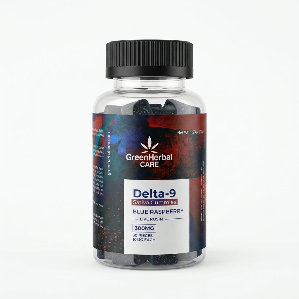 GHC Delta-9 THC Flavored Live Rosin Gummies - Sativa