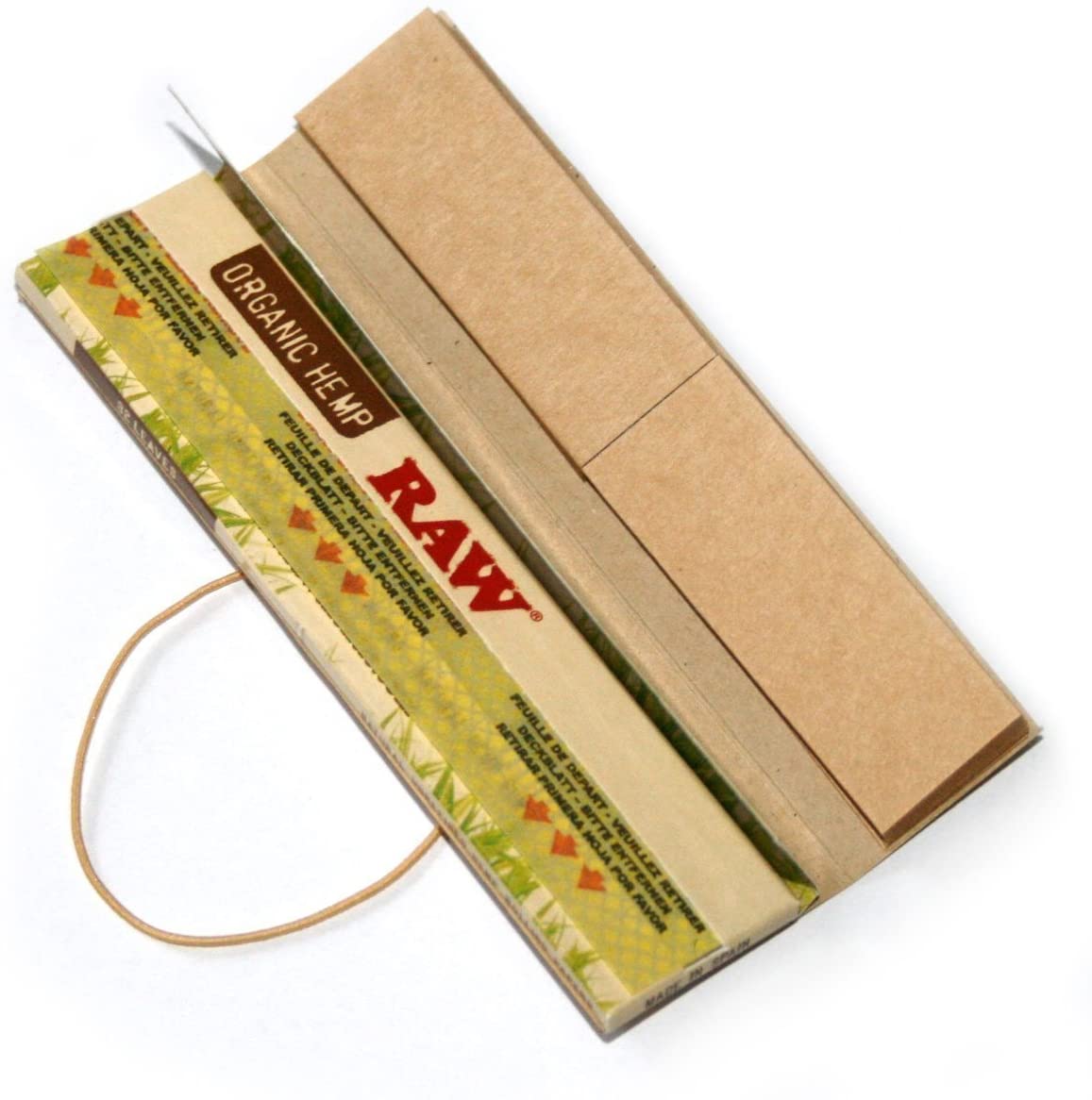 RAW Organic King Size Slim Rolling Papers with Tips