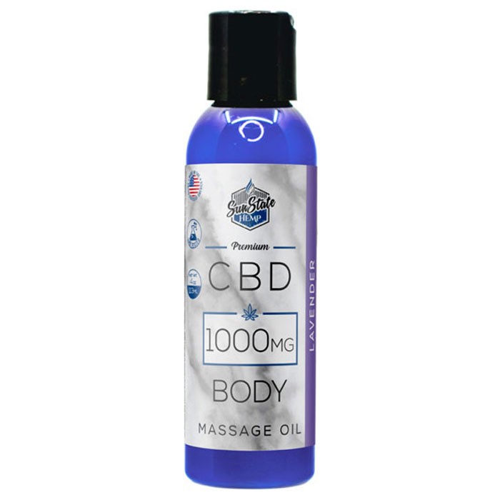 ssh cbd 100mg body massage oil