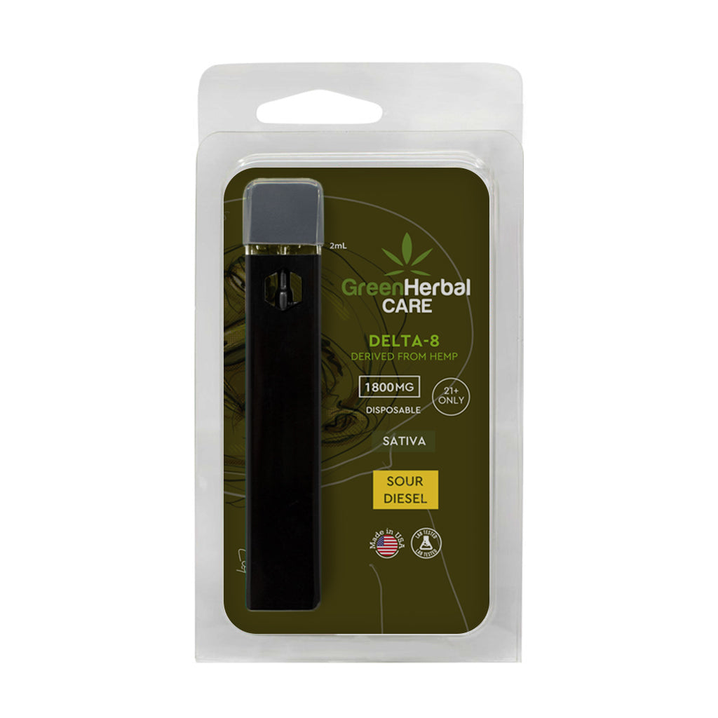 ghc delta-8 disposable sativa sour diesel 1800mg