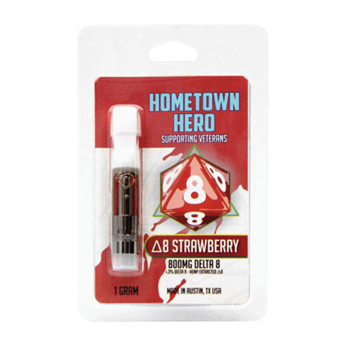 home town hero delta 8 strawberry 800mg cart