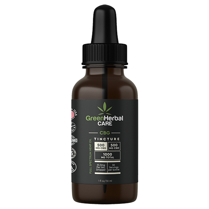 ghc cbg tinture full spectrum hemp oil