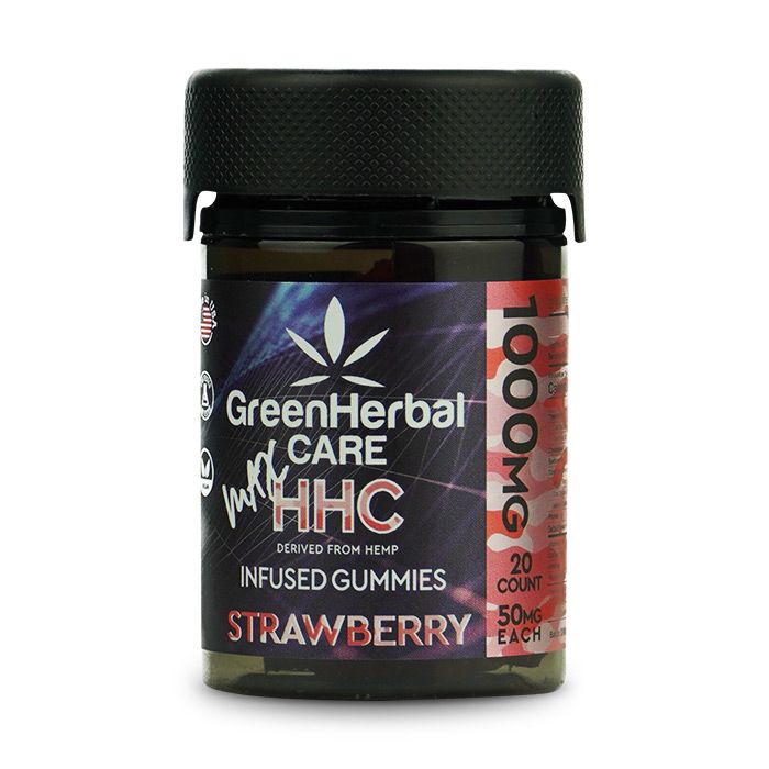ghc hhc thc 50mg gummy strawberry