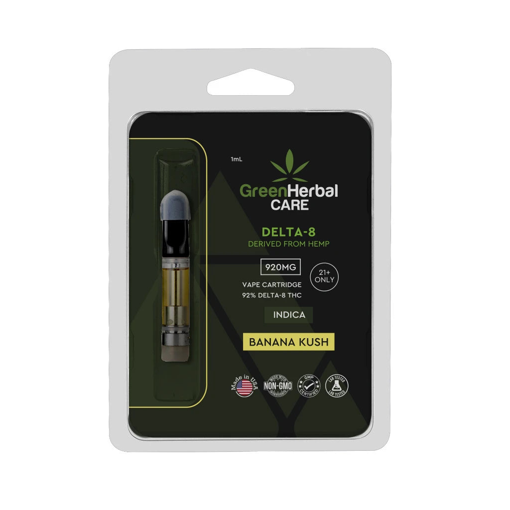 delta-8 920mg banana kush vape cartridge