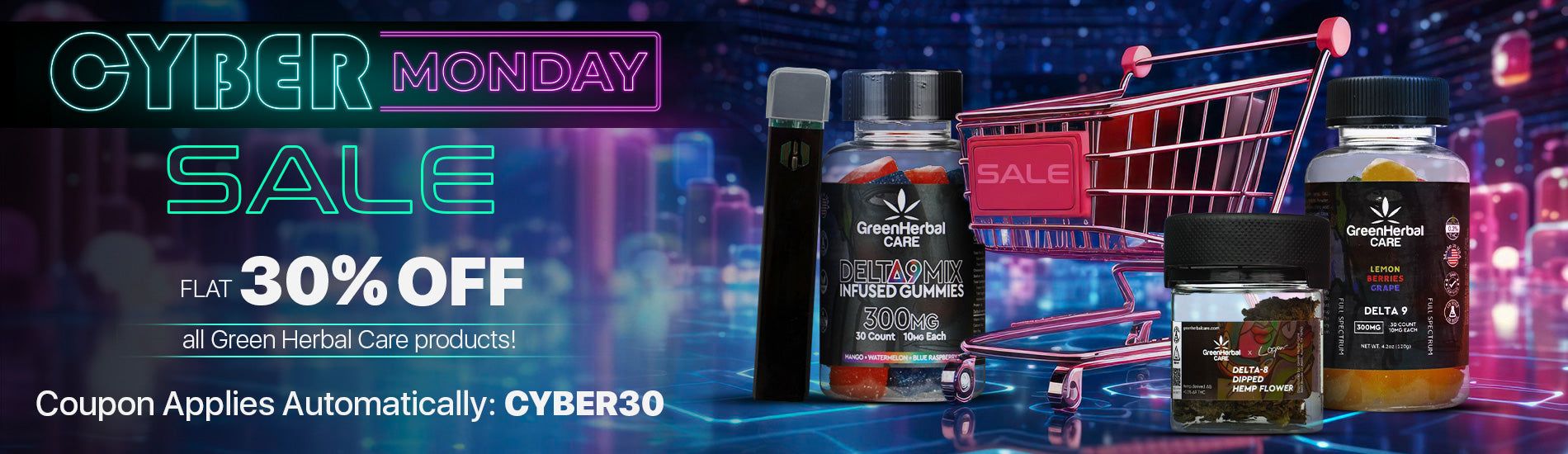 Cyber Monday Offer -30% Off GHC Product